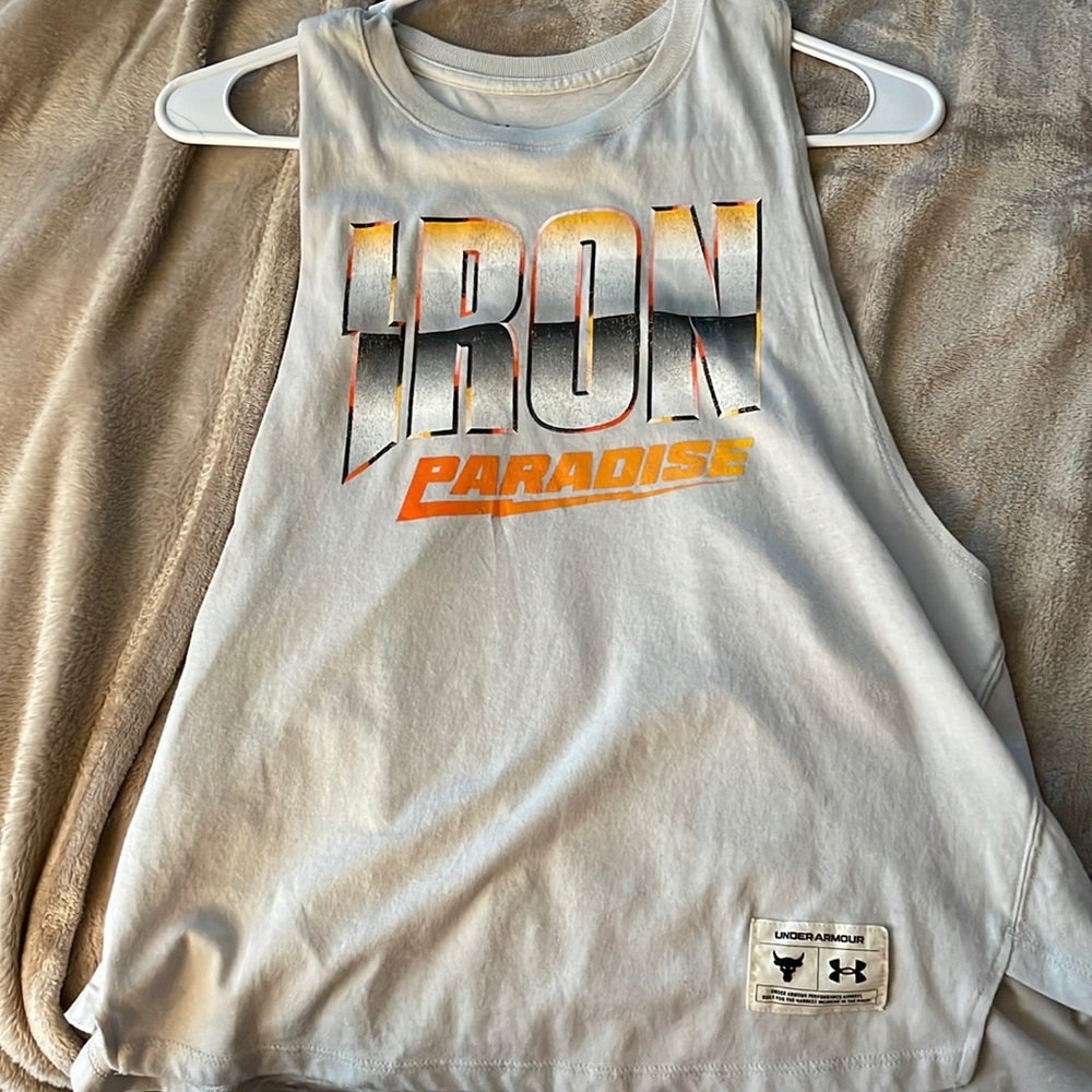 Under armour iron paradise muscle tee